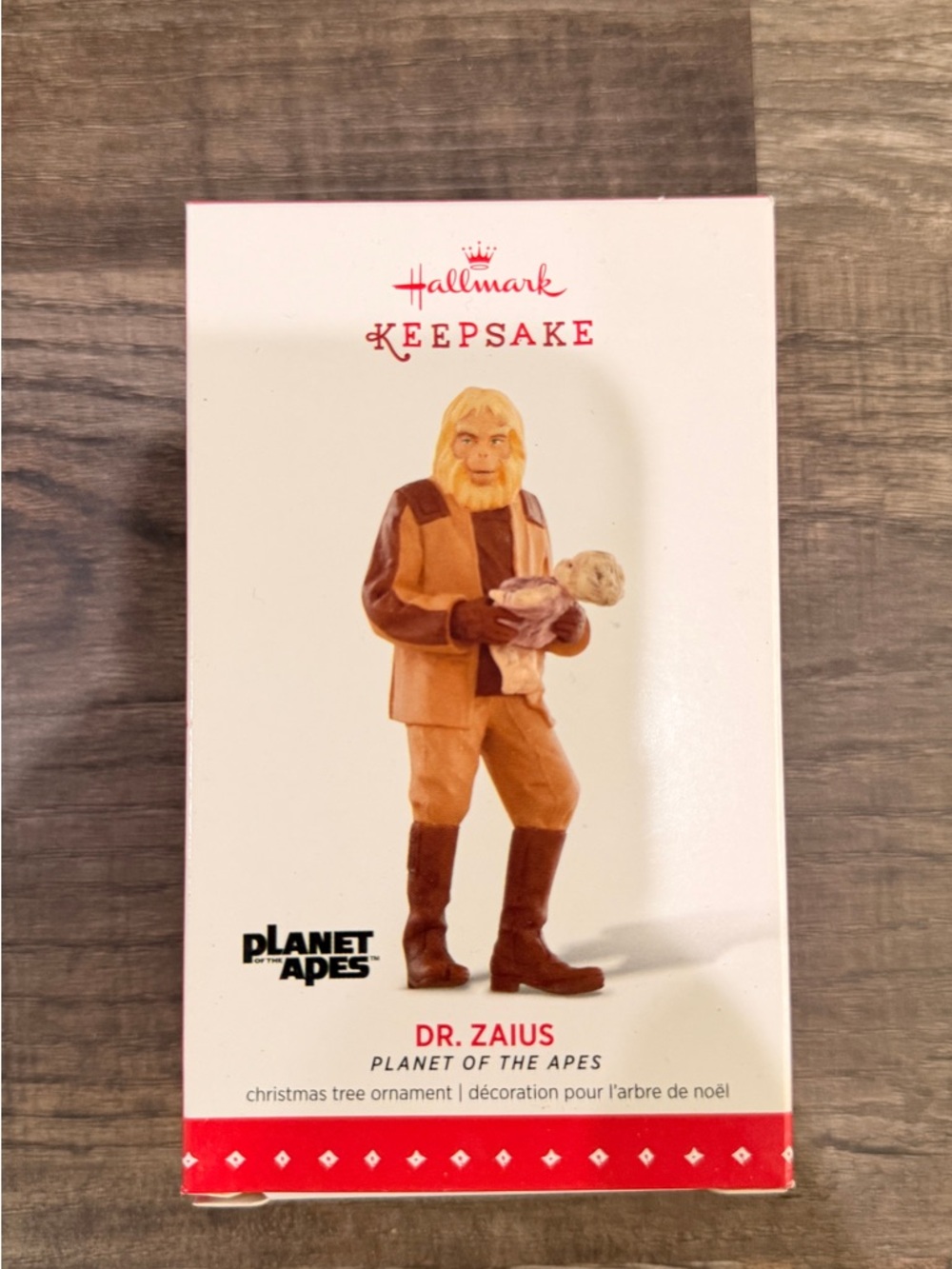 Hallmark Keepsake Dr. Zaius Ornament - Brown, Tan New in Box